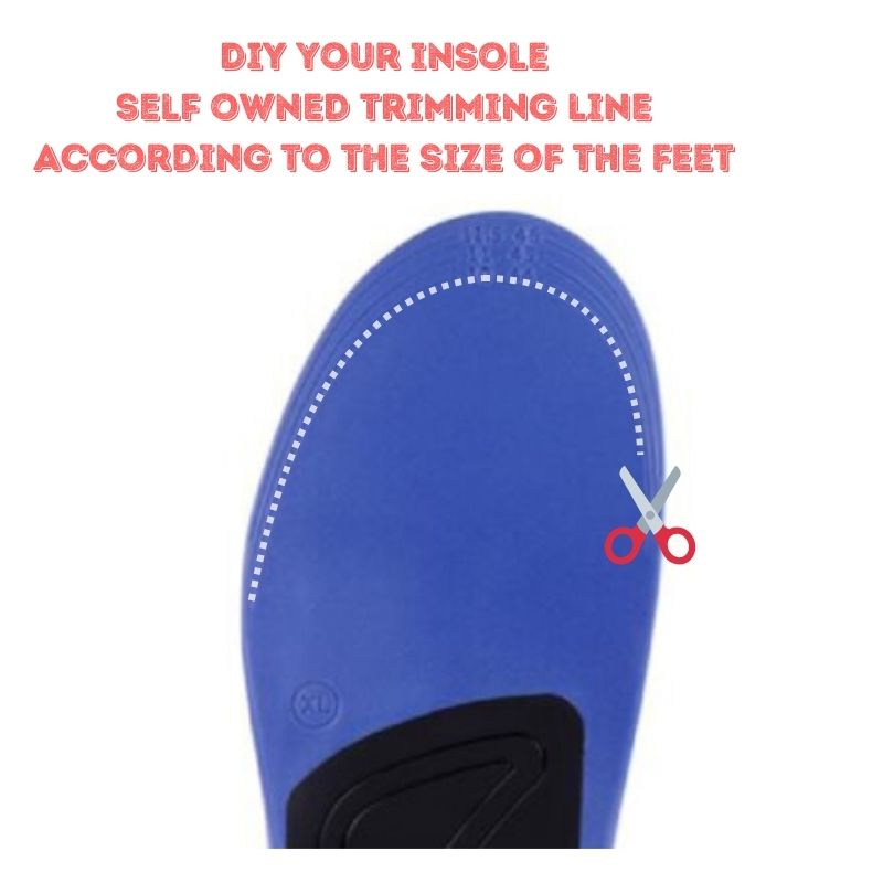 High-Impact Shock Absorption Arch Support Insoles